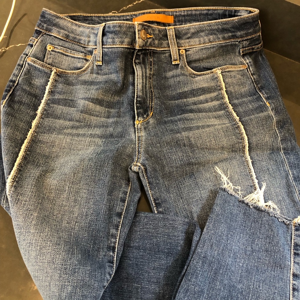 Joe's Jeans Blue Ankle & Cropped Women Jeans